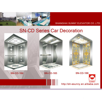 Cabina de ascensor con panel de grabado (SN-CD-164)